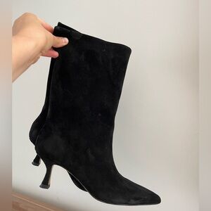 Mango suede leather shoes boots